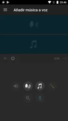 Add Music to Voice android App screenshot 0